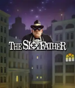 Step into the shadowy realm of The Slotfather game by Betsoft, featuring a commanding mafia boss posed against a mysterious cityscape. This graphic conveys the dramatic essence of the mob life, with the boss clad in a sharp black suit and fedora. Perfect for players who enjoy mafia stories, offering a captivating escape. 