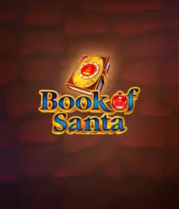 Celebrate the joyous spirit with Book of Santa slot by Endorphina, featuring an elegant golden book emblazoned with Santa's iconic seal. This image conveys the warmth and excitement of Christmas, set against a cozy red background. Great for players looking to get into the holiday spirit, delivering a charming escape. 